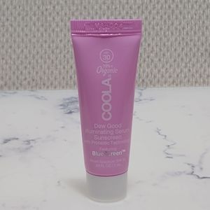Coola Dew Good Illuminating Serum Sunscreen Mini Travel Size .24oz Exp: 12/26